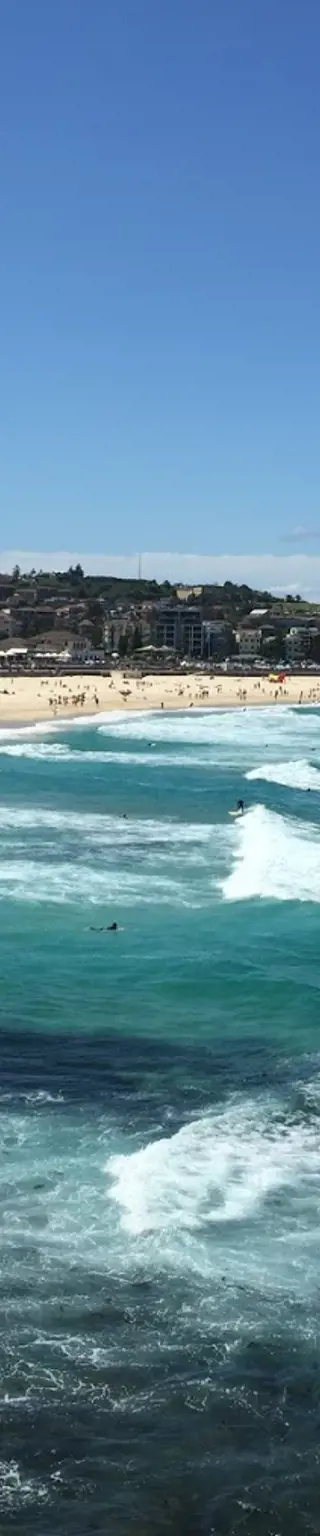 Surfe am Bondi Beach